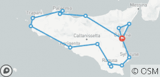  Sicilian Secrets: Catania-Catania (8 days/7 nights) - 16 destinations 