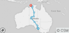  Abenteuer Outback (15 Tage) - 11 Destinationen 