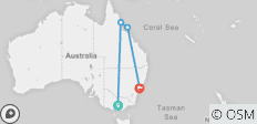  Contrasten van Australië (9 dagen) - 4 bestemmingen 