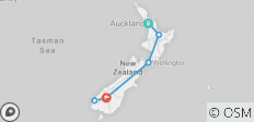  Inspirierendes Neuseeland (10 Tage) - 6 Destinationen 