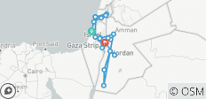  Vakantie in Israël &amp; Jordanië - 25 bestemmingen 