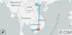  Realistisches Vietnam in 11 Tagen - Hanoi / Halong-Bucht / Ho Chi Minh / Phu Quoc - 6 Destinationen 