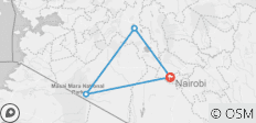  4-daags Masai Mara/Nakuru Groepsuitstapje - 4 bestemmingen 