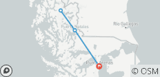  4 jours de découverte de Puerto Natales et Torres del Paine - 5 destinations 