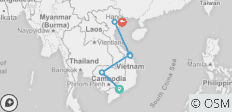  Vietnam Cambodja Tour naar Saigon, Angkor Wat, Hoi An, Hanoi en Halong Bay - 13 Dagen - 6 bestemmingen 