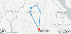  Höhepunkte des historischen Äthiopiens - 6 Destinationen 