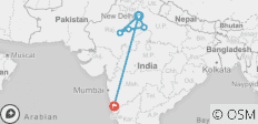  Indien Erlebnisreise - 15 Tage - 6 Destinationen 