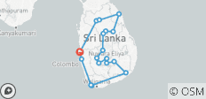  Sri Lanka Entdeckungsreise - 18 Destinationen 