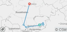  Unvergessliches Kasachstan - 6 Destinationen 