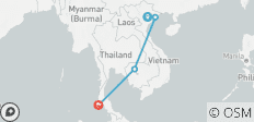  Schätze Südostasiens in 11 Tagen von Realistic Asia - Hanoi / Halong Bay / Siem Reap / Phuket - 4 Destinationen 