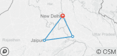  Circuito triángulo de oro 4 días desde el aeropuerto Delhi - 4 destinos 