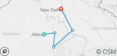  Taj Mahal and Tiger Safari Tour from Jaipur 3 Days - 5 destinations 