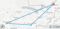  Encantador viaje por Uzbekistán - circuito privado - 4 destinos 