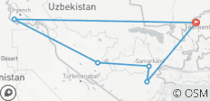  Ancient Cities Tour to Uzbekistan - Private Tour - 6 destinations 