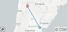  Argentina: Buenos Aires &amp; Jujuy - 5 days - 4 destinations 