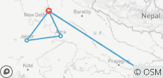  Desde Delhi: 6 noches 7 días circuito de Agra - Jaipur - Delhi y Varanasi - 6 destinos 