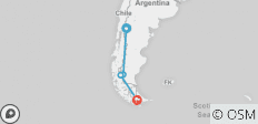  Argentina: Bariloche, Calafate &amp; Ushuaia or Viceversa - 7 days - 6 destinations 