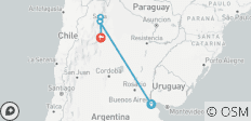  Argentina - Buenos Aires, Salta, Jujuy y Tucumán o Viceversa - 9 días - 4 destinos 