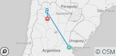  Argentinien: Buenos Aires, Salta, Jujuy &amp; Tucumán oder umgekehrt - 9 Tage - 4 Destinationen 