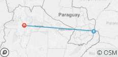  Argentina: Iguazú &amp; Salta or Viceversa - 6 days - 4 destinations 
