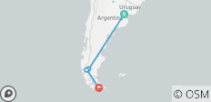  Argentina - Buenos Aires, Calafate &amp; Ushuaia or Viceversa - 7 days - 6 destinations 