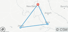  5 Days Private Golden Triangle India tour from New Delhi - 5 destinations 