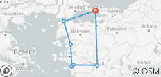  Westtürkei Entdeckungsreise - 6 Tage - 7 Destinationen 
