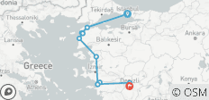  Exploration de la Turquie occidentale - 6 jours - 11 destinations 