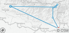  Trek du camp de base du Kanchenjunga - 27 jours - 11 destinations 