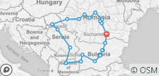  Verborgen juweeltjes van de Balkan - 10 dagen - 22 bestemmingen 