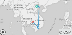  Das Beste von Vietnam und Kambodscha - 9 Destinationen 