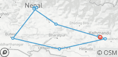  Höhepunkte aus Nepal Rundreise - 11 Destinationen 