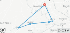  Goldenes Dreieck mit Pushkar: Delhi, Agra, Jaipur &amp; Pushkar - 6 Tage - 6 destinations 