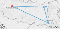  Trek du camp de base du Kanchenjunga Nord - 21 jours - 6 destinations 
