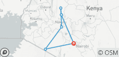 5 Days Kenya Camping Safari - Great Rift Valley and Maasai Mara - 6 destinations 