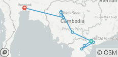  Saigon to Bangkok - 11 days - 9 destinations 
