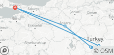  Istanbul - Ankara - Kappadokien | 6 Tage mit 1 Flug - 6 Destinationen 