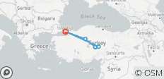  Istanbul - Ankara - Cappadocia | 6 Days with 1 flight - 6 destinations 