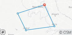  Au départ de Delhi : 7 jours d\'excursion privée de luxe dans le Triangle d\'Or avec Mandawa - 5 destinations 