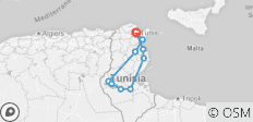  Hoogtepunten van Tunesië - 9 bestemmingen 