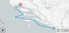  Navegar por el Mediterráneo en Croacia - de Dubrovnik a Split - 8 destinos 