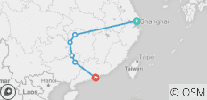  Beeindruckendes China - 10 Tage: Shanghai, Zhangjiajie, Fenghuang, Longji, Yangshuo, Hongkong - 5 Destinationen 