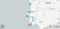 El norte y el sur de Portugal, en coche