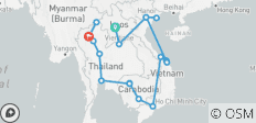  Laos - Vietnam - Cambodia &amp; Thailand Discovery 21 days - 21 destinations 