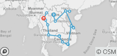  Laos, Vietnam, Kambodscha &amp; Thailand Entdeckungsreise - 21 Tage - 21 Destinationen 