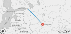  Majestätische russische Hauptstädte (garantierte Durchführung) - 7 Tage - 2 Destinationen 