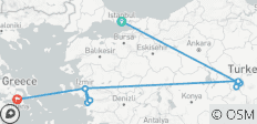  Genussreise Türkei und Griechenlands (2. Route) - 11 Destinationen 