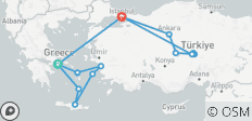  Classical Greece and Turkey with 3-Day Cruise (Small Group) - 18 destinations 