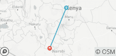  3 dagen Samburu Camping privé tour - 3 bestemmingen 