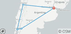  Argentina y Chile con travesía de los lagos - 5 destinos 